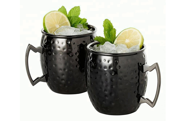 Gun Metal Mlack Moscow Mule Mug